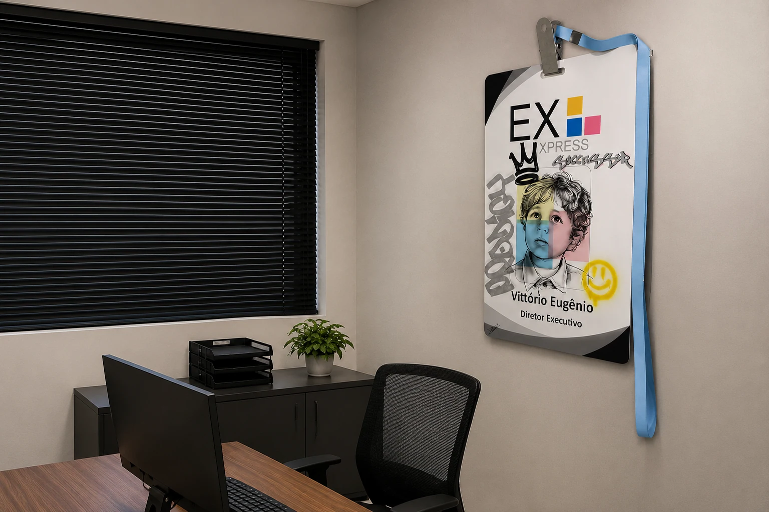 Brand Art para Exxpress Crachás